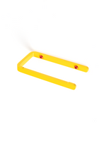 Load image into Gallery viewer, yellow toilet paper holder with red screws