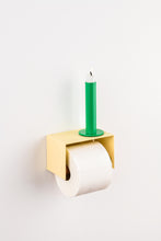 Charger l'image dans la galerie, ivory cream toilet paper holder in nice design where you can put things on top like a phone or candle or some small accessories.