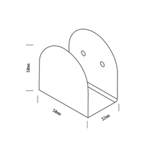 Charger l'image dans la galerie, Crochet mural pendu - rose