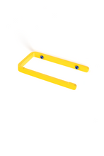 Load image into Gallery viewer, yellow toilet paper holder with blue screws