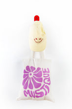 Load image into Gallery viewer, red wall hook with totebag and cap