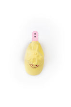 Load image into Gallery viewer, pink wall hook with yellow cap