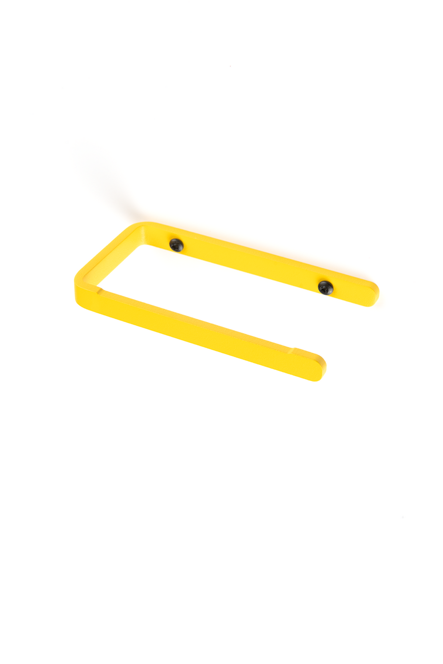 yellow toilet paper holder
