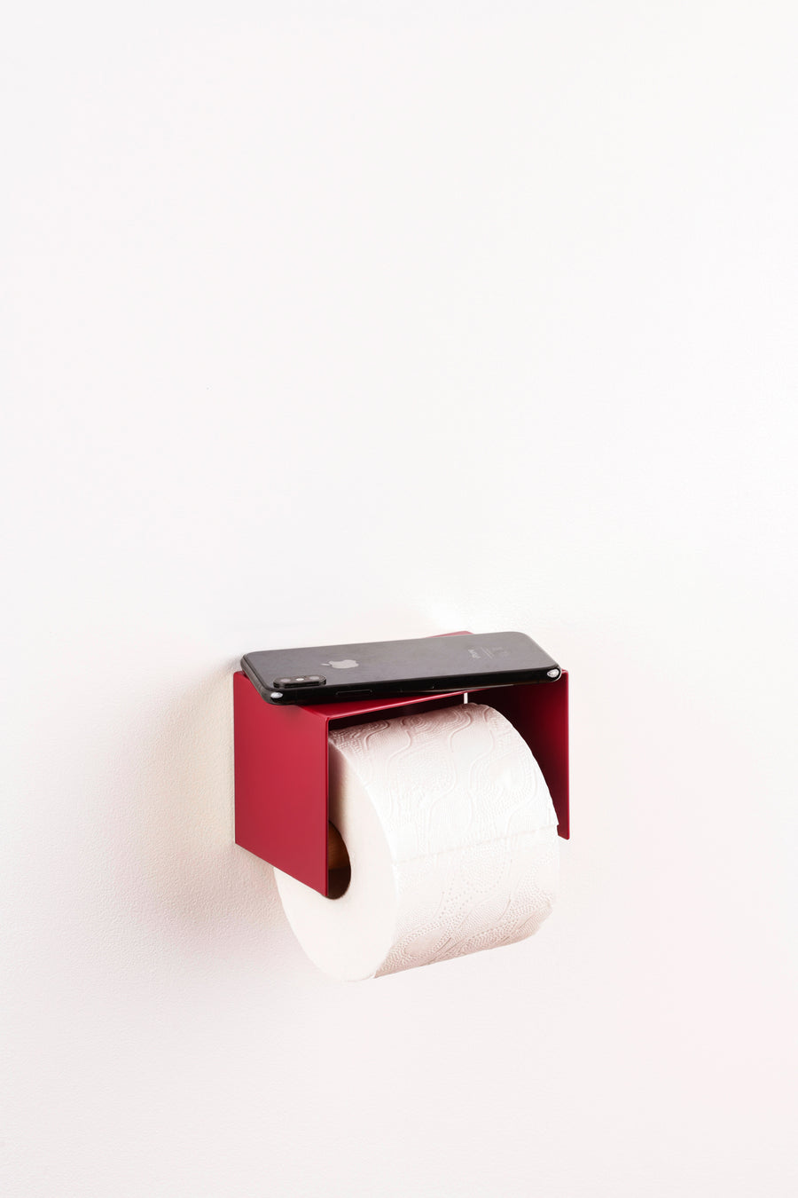 Praia Toilet Paper Holder - Deep Red