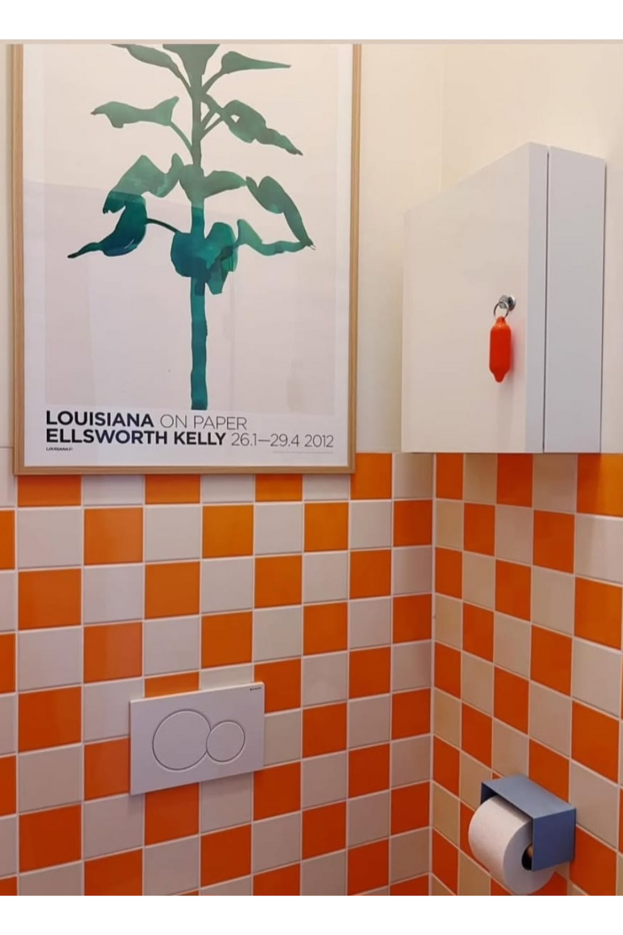 ice blue design toilet paper holder 