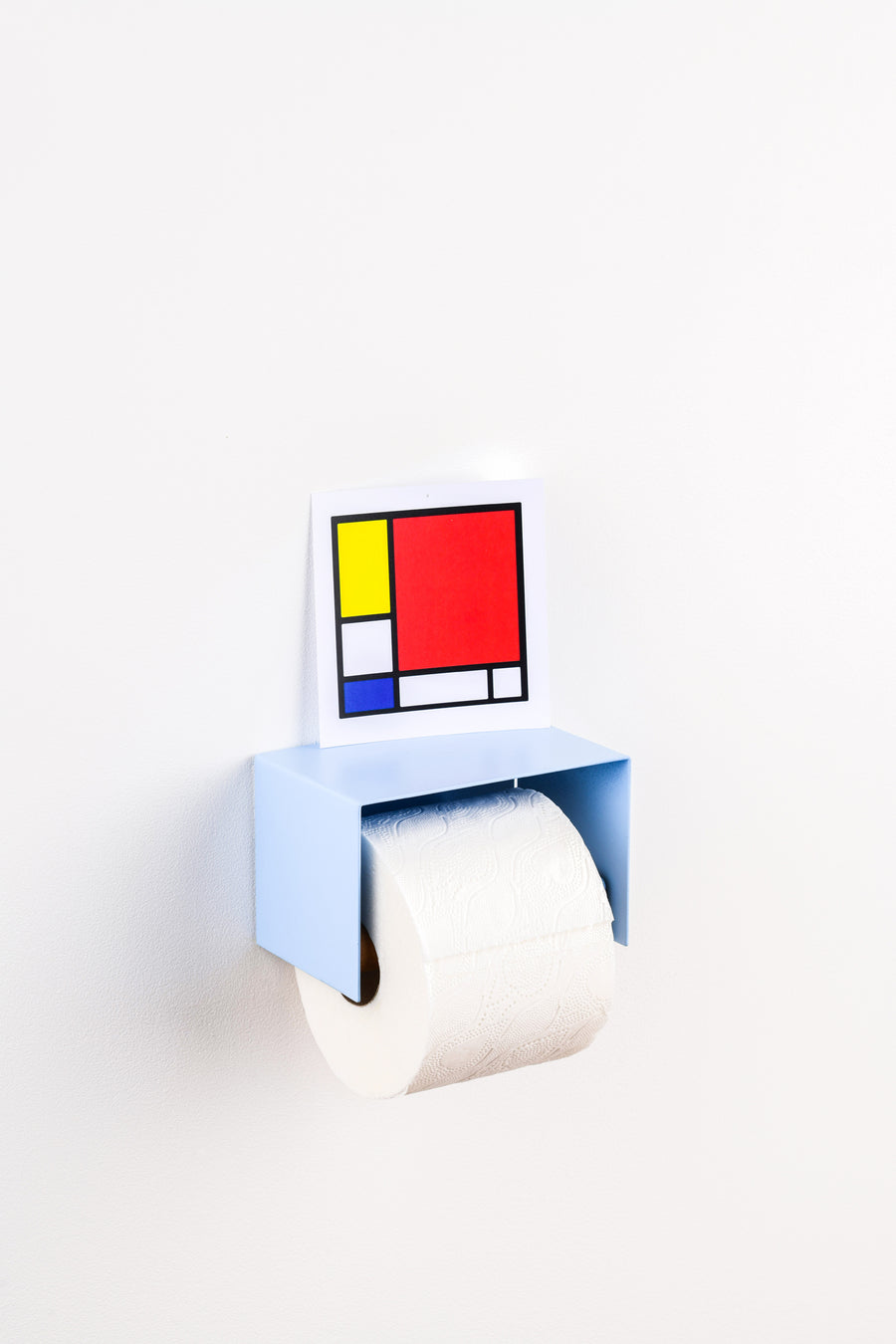 ice blue design toilet paper holder 