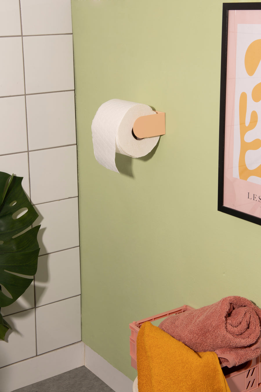 Peleton Toilet Paper Holder - Salmon